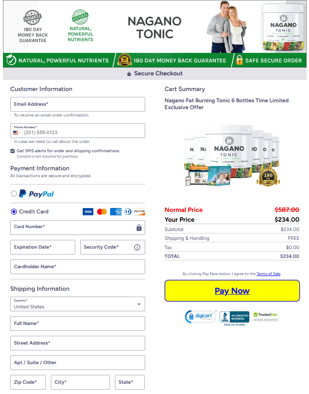 Nagano Tonic-order-page